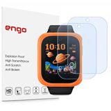 TCL Kids Watch K5 İle Uyumlu Ekran Koruyucu Nano Parlak Çizilmeye Dayanıklı Akıllı Saat Koruması, 9H Kırılmaz Esnek Cam, Hd Şeffaf 2 Adet MT50V