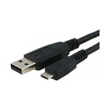 Tcl Movetime MT40-40X / MT42-42X / MT46-46X Serileri Için Şarj USB Kablosu Micro USB - Siyah