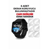 TCL MT40x-MT40 Akıllı Çocuk Saati Ekran Koruyucusu (6 ADET)Nano Esnek Koruma