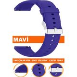tcl mt42 mt42x mt43 mt46 akıllı çocuk saati uyumlu soft silikon saat kordonu kayışı a72-mavı - Mavi