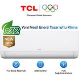 TCL SaveIN, 24000 BTU Split Klima, T-AI Enerji Tasarrufu, Turbo Soğutma, Akıllı Wi-Fi Kontrolü, Akıllı Konfor - 2026 Model, TAC-12CHSD(080009)/ZG21I