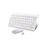 Tcl Tab 10l Uyumlu Kablosuz Taşınabilir Q Klavye Ve Mouse Set Beyaz