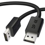 TCNEWCL 4K DisplayPort Kablosu, 6 FT DP - DP Kablosu 1.2, Yüksek Hızlı 4K@60Hz 2K@165Hz@144Hz 1080p PC TV Dizüstü Oyun Monitörü