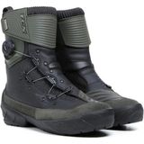 TCX Infinity 3 Mid Motosiklet Botu Siyah - Haki Su Geçirmez Mikrofiber Malzeme ile Koruma - 42