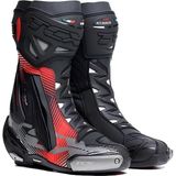 Tcx Rt-Race Pro Aır Çizme Siyah-Kırmızı-Beyaz Dayanıklı Deri Yapı ile Yüksek Koruma Sağlar - Siyah - Beyaz - 42
