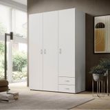 Tdesigno Ahu Giyinme Dolabı - Çok Amaçlı Dolap - Gardırop 120 Cm-3 Kapaklı-2 Çekmeceli