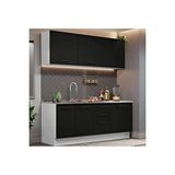 Tdesigno Apollo Hazır Mutfak Dolabı-Çok Amaçlı Dolap 180 Cm Ve Beyaz Laminat Tezgah Dahil