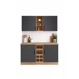 Tdesigno Ayza 4 Kapaklı Çok Amaçlı Dolap-Mutfak Dolabı-Mikrodalga-Erzak-Airfryer-Kiler Dolabı-Kahve Köşesi