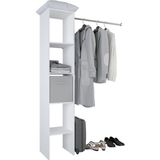 Tdesigno Eliz Beyaz 120 CM Gardırop