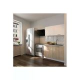 Tdesigno Elmas 120 CM Safir Meşe Beyaz Mutfak Dolabı