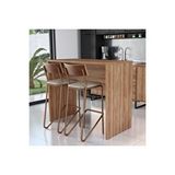 Tdesigno Eva Mutfak Adası 120 Cm- Mutfak Masası Çam