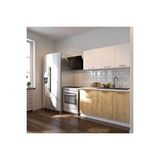 Tdesigno Feyza Hazır Mutfak Dolabı 140 Cm - Atlantik Çam Beyaz-TEZGAH DAHİL DEĞİLDİR.