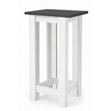 Tdesigno Gora Tabure - 40cm - Bar Sandalyesi - Bar Taburesi - Beyaz-antrasit