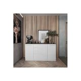 Tdesigno Jive Mutfak 2 Kapaklı-3 Çekmeceli Alt Modül -160 cm - Çok Amaçlı Dolap -Beyaz-Tezgah Dahil