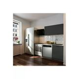 Tdesigno Manza Hazır Mutfak Dolabı 120Cm - Parlak-Beyaz Laminat Tezgah Dahil-Bulaşık Makinesi Yeri Mevcut