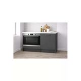 Tdesigno Mia Ankastre Fırın Modülü-Çok Amaçlı Dolap -110 Cm -1 Kapaklı-Laminat Beyaz Tezgah Dahil
