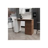 Tdesigno Nora Mutfak Adası -Alt Modül-120 Cm Beyaz -Atlantikçam-Çok Amaçlı Dolap-Masa
