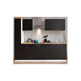 Tdesigno Pars Mutfak 280 Cm Tezgah Dahil Değil-Kiler Dahil Siyah