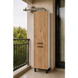 Tdesigno Roza Kombi Dolabı -çok Amaçlı Dolap -kiler Dolabı-50 Cm - Atlantikçam
