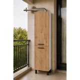 Tdesigno Roza Kombi Dolabı -Çok Amaçlı Dolap - Kiler Dolabı - 50 cm