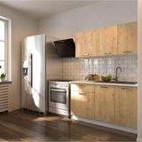 Tdesigno Safir Meşe Elvan Hazır Mutfak Dolabı 140 Cm - Tezgah Dahil Değil