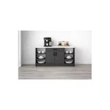 Tdesigno Sewi Alt Modülü-Çok Amaçlı Dolap -120 Cm -2 Kapaklı 1 Çekmeceli -Laminat Beyaz Tezgah Dahil