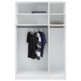 Tdesigno Sezin 120 cm Beyaz Gardırop