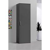 Tdesigno Syra Çok Amaçlı Dolap - Kiler Dolabı - Banyo Dolabı - 60 Cm - Antrasit