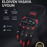 Tdgo Motosiklet Korumalı Eldiven Yasaya Uygun 4 Mevsimlik