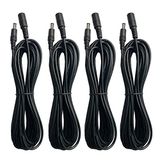 TDMOON 4 paket güç uzatma kablosu 6.5FT (2M), 5.5mm x 2.1mm dc 12v güç kaynağı adaptörü uzatma kablosu erkek dişi fiş kablosu güvenlik kameraları vb