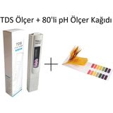 Tds Ölçer ve 80'li Ph Ölçer Kağıdı Paketi - Gri