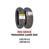 Tdt Tyres Rks Grace Motosiklet Lastiği 130/60-13 Tl Ve 110/70-13 Tl Set