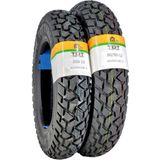 TDT Tyres Tdt Tyres Rks Spontini Lastik Set 350-10glider Ve 90/90-12 Glider Dubleks Set Glider10350-10