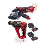 Te-Hd 18 Li Akülü Vidalama Delme Te-Ag 18/115 Akülü Avuç Taşlama 2x2.5ah Starter Kit Set