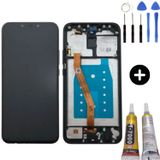 Te Huawei Mate 20 Lite Uyumlu Çıtalı Hk Lcd Ekran Dokunmatik Siyah + Montaj Seti