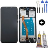 Te Huawei Mate 20 Lite Uyumlu Çıtalı Servis Lcd Ekran Dokunmatik Siyah + Montaj Seti