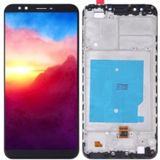 Te Huawei Y7 2018 Uyumlu Çıtalı Lcd Ekran Dokunmatik Siyah
