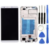 Te Huawei Y7 2018 Uyumlu Çıtalı Oled Lcd Ekran Dokunmatik Beyaz + Tamir Seti