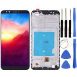 Te Huawei Y7 2018 Uyumlu Çıtalı Oled Lcd Ekran Dokunmatik Siyah + Tamir Seti
