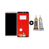 Te Huawei Y7 2018 Uyumlu Lcd Ekran Dokunmatik Gold + B7000