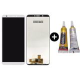 Te Huawei Y7 2018 Uyumlu Servis Lcd Ekran Dokunmatik Beyaz + B7000