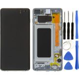 Te Samsung S10 Plus G975 Uyumlu Çıtalı Lcd Ekran Yeşil +Tamir Seti