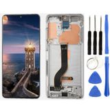 Te Samsung S20 Plus G986 Uyumlu Çıtalı Lcd Ekran Beyaz +Tamir Seti