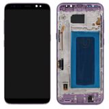 Te Samsung S8 Plus G955f Uyumlu Çıtalı Lcd Ekran Dokunmatik Mor