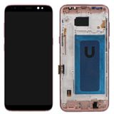 Te Samsung S8 Plus G955f Uyumlu Çıtalı Lcd Ekran Dokunmatik Rose
