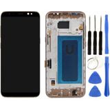Te Samsung S8 Plus G955f Uyumlu Çıtalı Lcd Ekran Gold + Tamir Seti