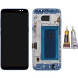 Te Samsung S8 Plus G955f Uyumlu Çıtalı Lcd Ekran Mavi + B7000