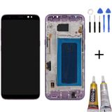 Te Samsung S8 Plus G955f Uyumlu Çıtalı Lcd Ekran Mor +Montajkiti
