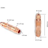 TE0001/16 1,6 mm Tig Collet Body-Süzgeç 10N31 Trafimet