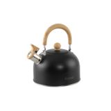 Tea Break Kettle Lux 1.8 Litre M Black Düdüklü Çaydanlık Demlik